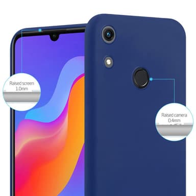 Deksel Honor 8A Silikon cover (blå)