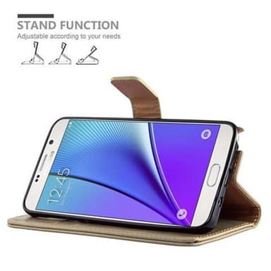 Samsung Galaxy NOTE 5 lommebokdeksel etui (brun)