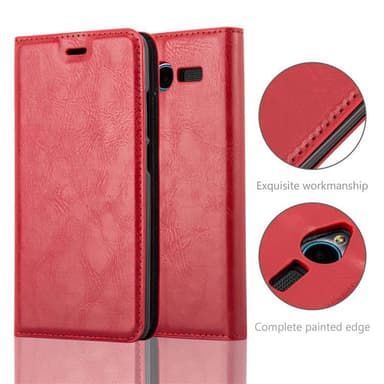 ZTE Blade L3 lommebokdeksel case (rød)