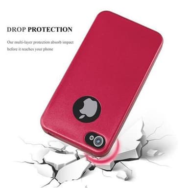 Deksel iPhone 4 / 4S Case Cover (rød)
