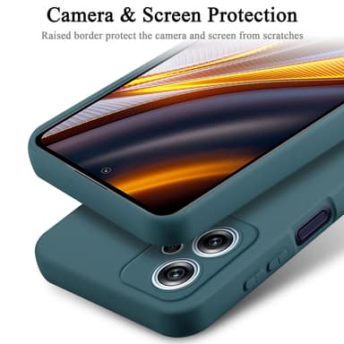 Xiaomi Poco X4 GT silikondeksel case (Grønn)