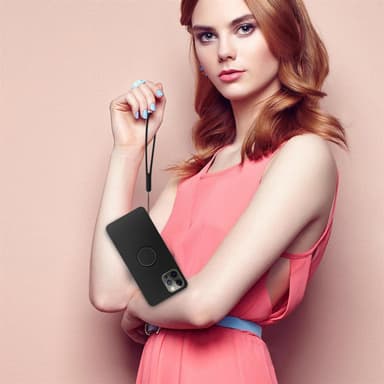 Deksel iPhone 13 Ring Case (svart)