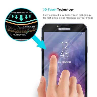 Samsung Galaxy J4 2018 Skjermbeskytter Skärmskydd