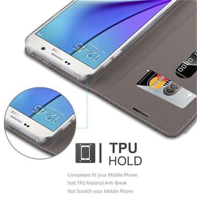 Samsung Galaxy NOTE 5 lommebokdeksel etui (grå)