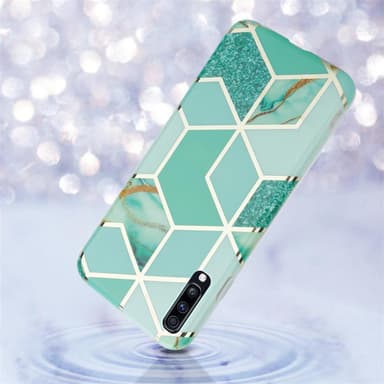 Samsung Galaxy A70 / A70s lommebokdeksel etui (grønn)