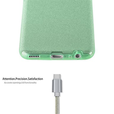 Huawei P10 Deksel Glitter (turkis)