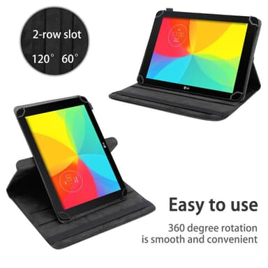 LG G Pad 2 (10.1 tomme) deksel til nettbrett (svart)