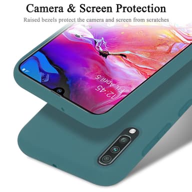 Samsung Galaxy A70 / A70s silikondeksel case (grønn)