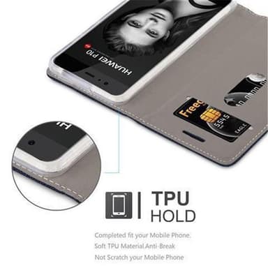 Huawei P10 PLUS lommebokdeksel etui (blå)