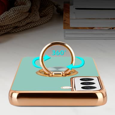Samsung Galaxy S22 PLUS silikondeksel case (turkis)