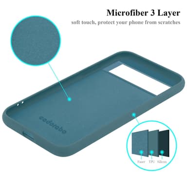 Google PIXEL 6 silikondeksel case (Grønn)