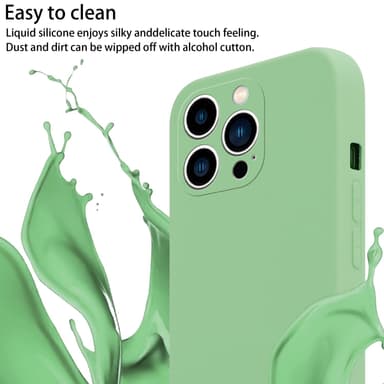 Deksel iPhone 14 PRO MAX med Halskjede (grønn)
