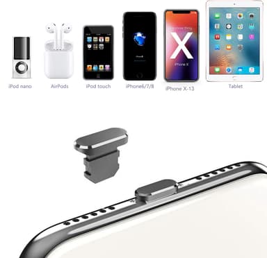 Beskyttelsesdeksel for iPhone Støvtett plugg
