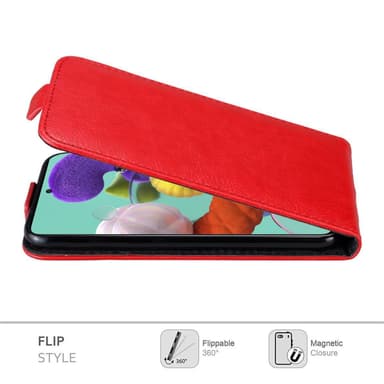 Samsung Galaxy A51 5G deksel flip cover (rød)