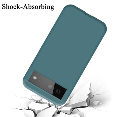 Google PIXEL 6 silikondeksel case (Grønn)