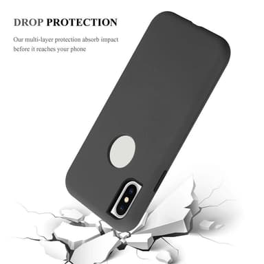 iPhone X / XS Deksel Case Cover (grå)