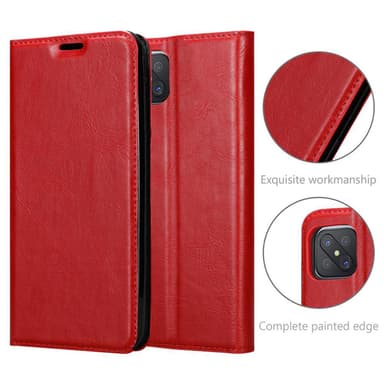 Oppo A92s lommebokdeksel case (rød)