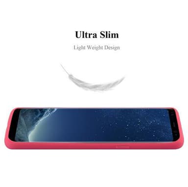 Deksel Samsung Galaxy S8 PLUS Silikon cover (rød)