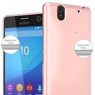 Deksel Sony Xperia C4 Case Cover (rosa)