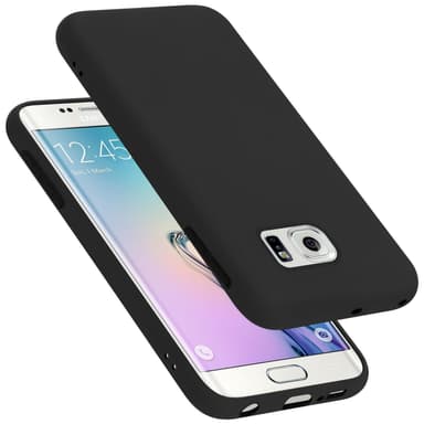 Samsung Galaxy S6 EDGE silikondeksel case (svart)