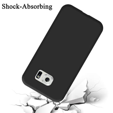 Samsung Galaxy S6 EDGE silikondeksel case (svart)