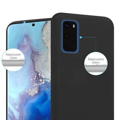 Deksel Samsung Galaxy S20 Silikon cover (svart)