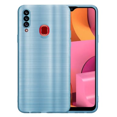 Samsung Galaxy A20s Silikondeksel Beskyttelse (turkis)