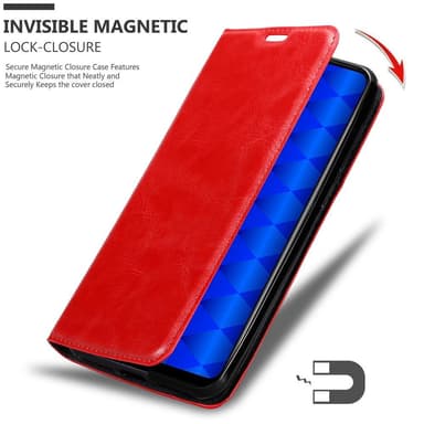 Honor 9C lommebokdeksel case (rød)