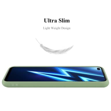 Deksel Realme 6 PRO Silikon cover (grønn)