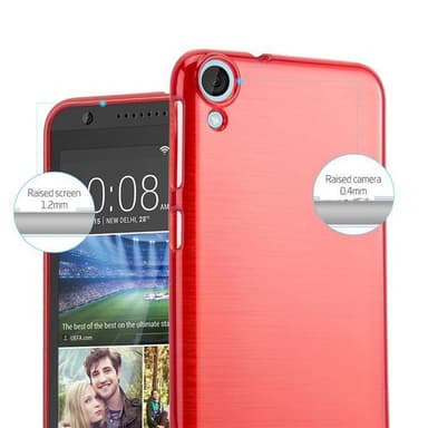 HTC Desire 820 silikondeksel cover (rød)