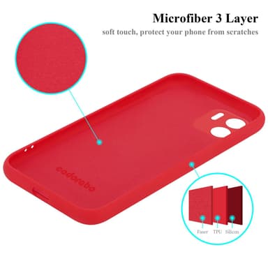 Xiaomi RedMi A1 silikondeksel case (rød)