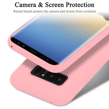 Samsung Galaxy NOTE 8 silikondeksel case (rosa)