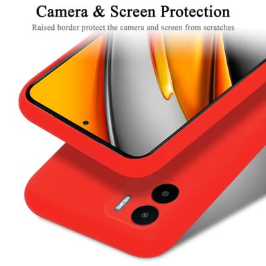 Xiaomi RedMi A1 silikondeksel case (rød)