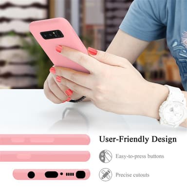 Samsung Galaxy NOTE 8 silikondeksel case (rosa)