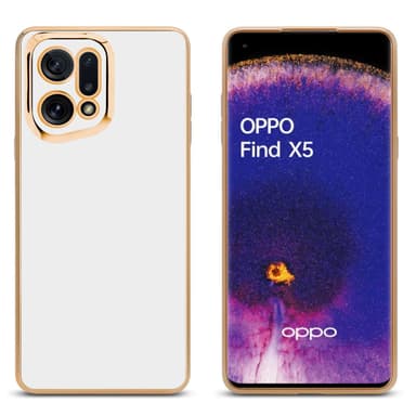 Oppo FIND X5 silikondeksel case (Hvit)