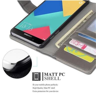 Samsung Galaxy A5 2016 lommebokdeksel cover (grå)