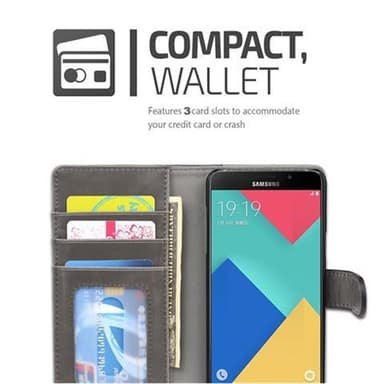 Samsung Galaxy A5 2016 lommebokdeksel cover (grå)
