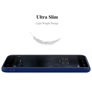 Deksel Nokia 5 2017 Silikon cover (blå)