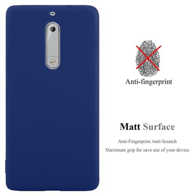 Deksel Nokia 5 2017 Silikon cover (blå)