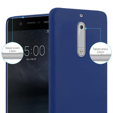 Deksel Nokia 5 2017 Silikon cover (blå)