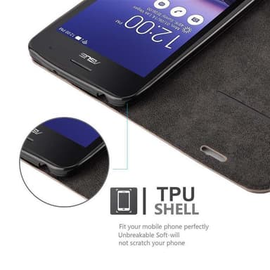 Asus ZenFone 5 2014 lommebokdeksel case (brun)