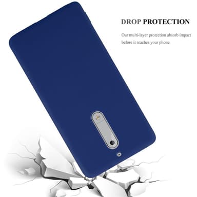 Deksel Nokia 5 2017 Silikon cover (blå)