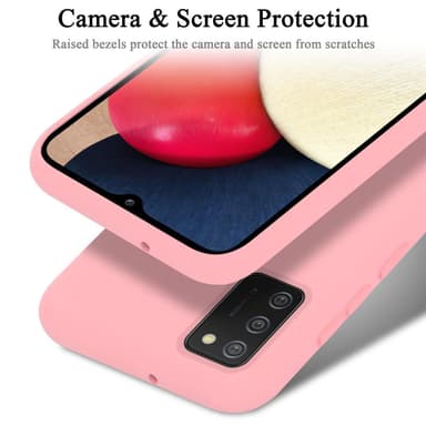 Samsung Galaxy A02s silikondeksel case (rosa)
