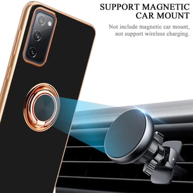 Samsung Galaxy S20 FE silikondeksel case (svart)