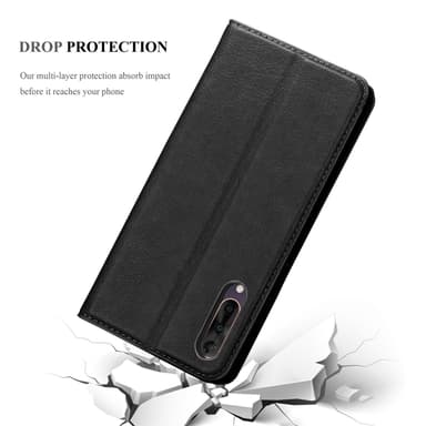 WIKO VIEW 4 lommebokdeksel case (svart)