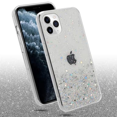 iPhone 11 Silikondeksel Glitter (gjennomsiktig)