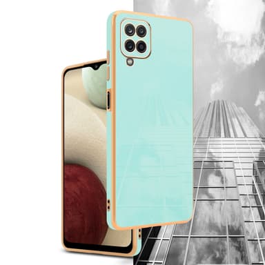 Samsung Galaxy A12 / M12 silikondeksel case (grønn)