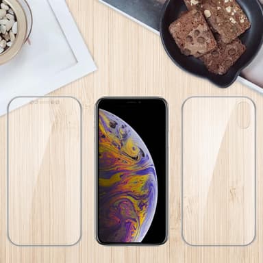 iPhone XS MAX Deksel 360 Case Cover (gjennomsiktig)