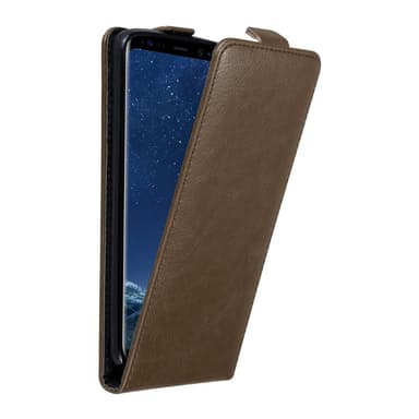 Samsung Galaxy S8 PLUS deksel flip cover (brun)
