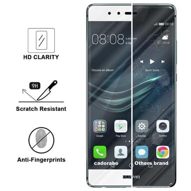 Huawei P9 PLUS Skjermbeskytter Skärmskydd (hvit)